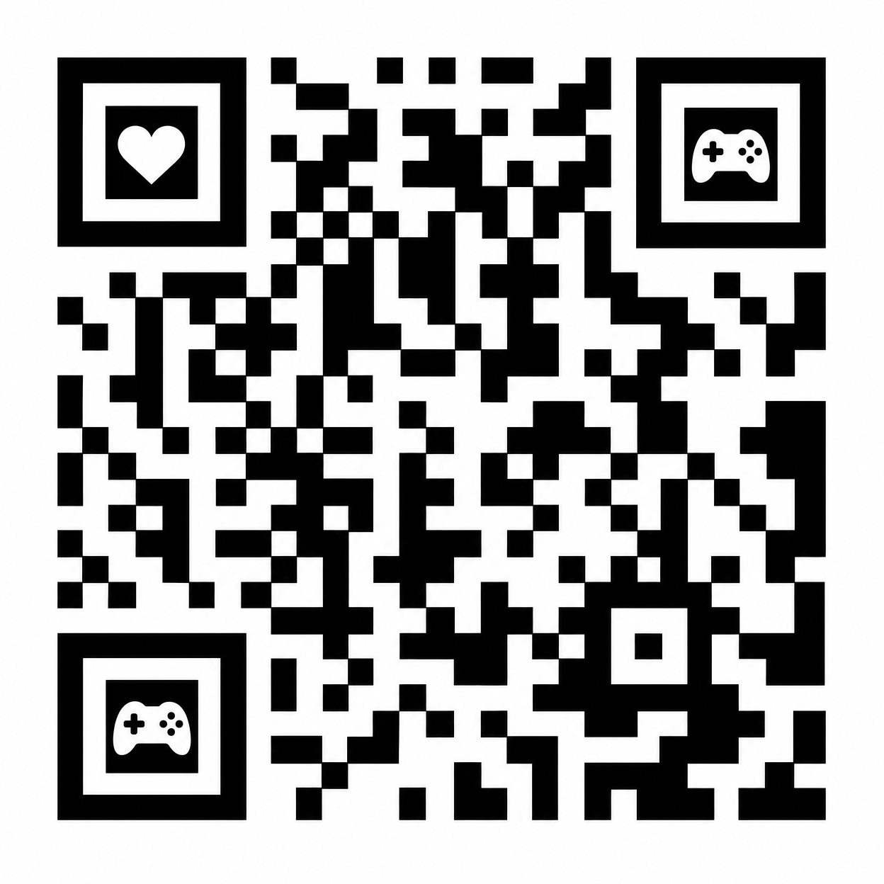 高清3D动漫商务微信二维码